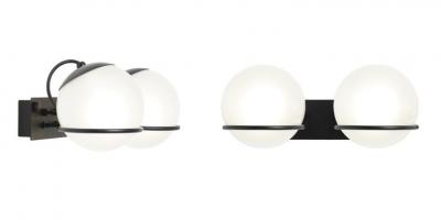 Gino Sarfatti Gino Sarfatti Model 238 2 Wall Lamp in Black