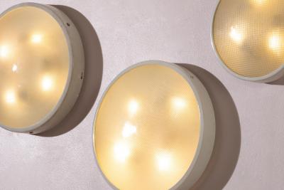 Gino Sarfatti Gino Sarfatti Model 3001 Ceiling Lamps for Arteluce Italy 1950s Set of 3 
