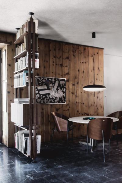 Gino Sarfatti Gino Sarfatti Model No 2065 Ceiling Light in Black and White