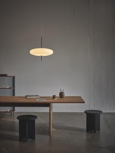 Gino Sarfatti Gino Sarfatti Model No 2065 Ceiling Light in Black and White