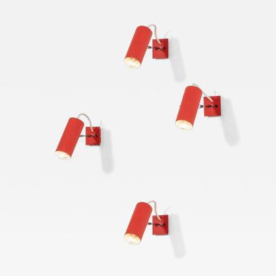 Gino Sarfatti Gino Sarfatti Set of 4 Wall Lamps mod 36 for Arteluce 1950s