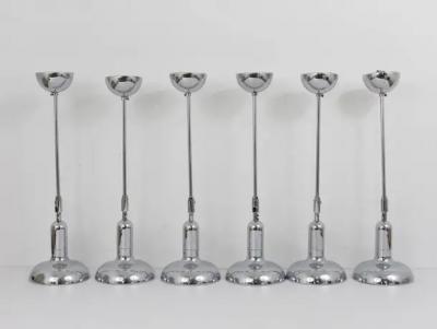 Gino Sarfatti Gino Sarfatti Style 4 Adjustable Pendant Lamps Gebr Cosack Germany 1970s