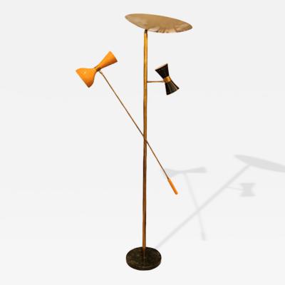Gino Sarfatti Gino Sarfatti Three Light Floor Lamp