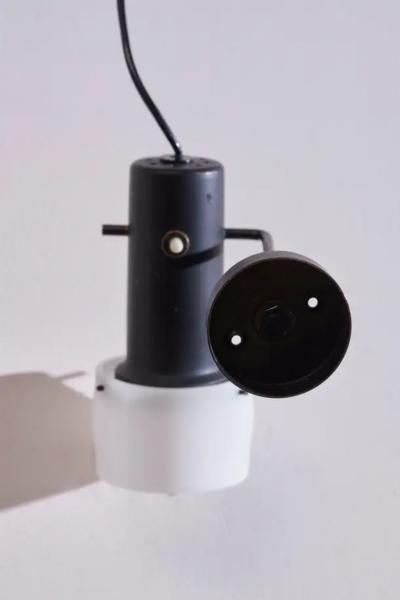 Gino Sarfatti Gino Sarfatti aluminium plexiglass wall lamp model 3 by Arteluce Italy 1950s