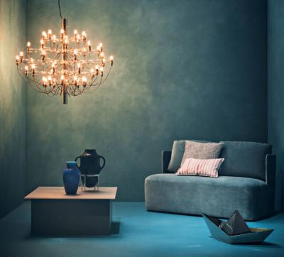 Gino Sarfatti Gino Sarfatti for Flos 2097 50 Chandelier Pair Available Price is Per Item