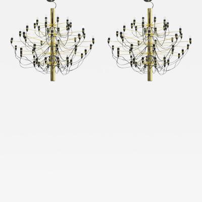 Gino Sarfatti Gino Sarfatti for Flos 2097 50 Chandelier Pair Available Price is Per Item