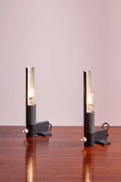 Gino Sarfatti Gino Sarfatti pair of table lamps Model 585 Arteluce Italy 1958