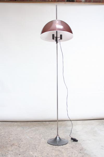 Gino Sarfatti Italian Modern Adjustable Floor Lamp Attributed to Gino Sarfatti