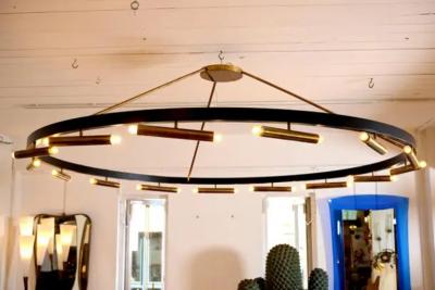 Gino Sarfatti Large Gino Sarfatti chandelier 169cm diameter