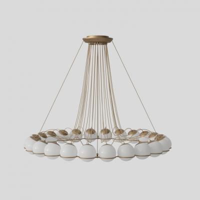 Gino Sarfatti Monumental Gino Sarfatti Model 2109 24 14 Chandelier in Brass