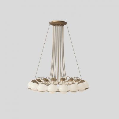 Gino Sarfatti Monumental Gino Sarfatti Model 2109 24 14 Chandelier in Brass