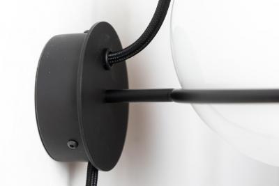 Gino Sarfatti Pair of Gino Sarfatti Model 237 1 Wall Lamps in Black