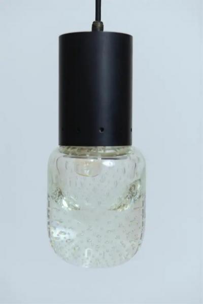 Gino Sarfatti Pair of Gino Sarfatti Murano Pendant Lights circa 1960