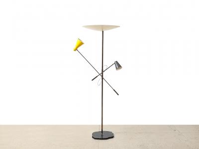 Gino Sarfatti Rare Model 1050 2 Floor Lamp by Gino Sarfatti for Arredoluce