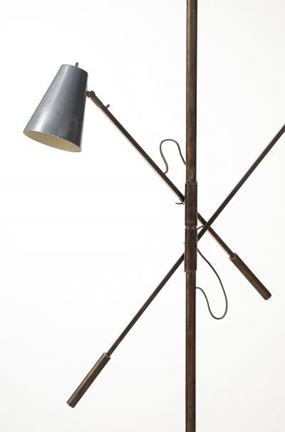 Gino Sarfatti Rare Model 1050 2 Floor Lamp by Gino Sarfatti for Arredoluce