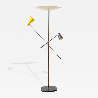 Gino Sarfatti Rare Model 1050 2 Floor Lamp by Gino Sarfatti for Arredoluce