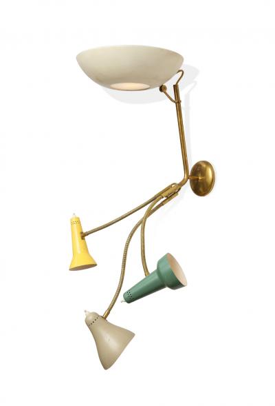 Gino Sarfatti Rare Wall Sconce 179 by Gino Sarfatti for Arteluce