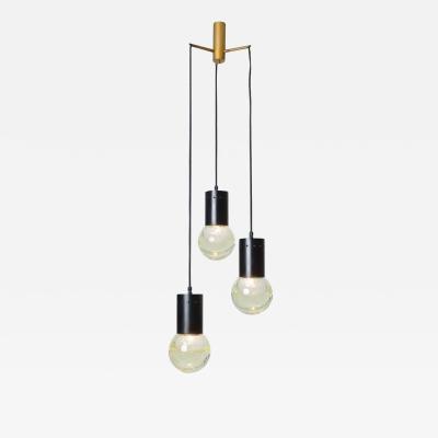 Gino Sarfatti Sarfatti Chandelier for Seguso with Three Globes circa 1960
