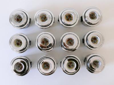 Gino Sarfatti Set of 12 Gino Sarfatti Recessed Ceiling Lights SP 13 for Arteluce Italy 1970s