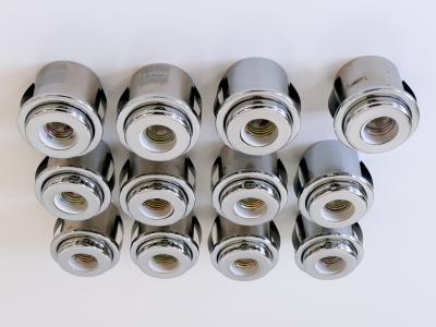 Gino Sarfatti Set of 12 Gino Sarfatti Recessed Ceiling Lights SP 13 for Arteluce Italy 1970s