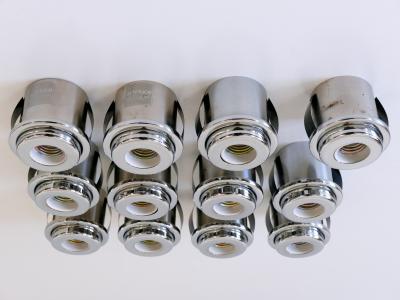 Gino Sarfatti Set of 12 Gino Sarfatti Recessed Ceiling Lights SP 13 for Arteluce Italy 1970s