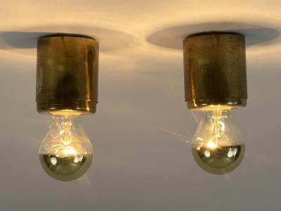 Gino Sarfatti Set of Five Gino Sarfatti Ceiling Lamps or Sconces SP 14 Arteluce Italy 1960s