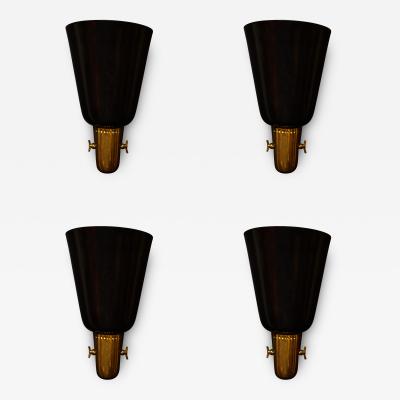 Gino Sarfatti Set of Four Wall Sconces model 121 by Gino Sarfatti for Arteluce