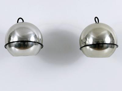 Gino Sarfatti Set of Two Spherical Sconces Model 232 G by Gino Sarfatti fo Arteluce Italy 1961