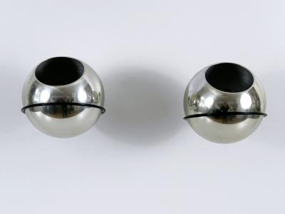Gino Sarfatti Set of Two Spherical Sconces Model 232 G by Gino Sarfatti fo Arteluce Italy 1961