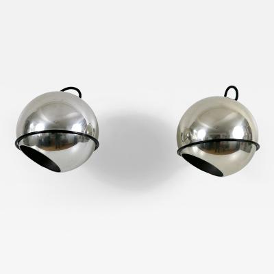 Gino Sarfatti Set of Two Spherical Sconces Model 232 G by Gino Sarfatti fo Arteluce Italy 1961