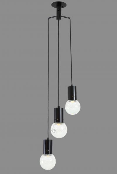 Gino Sarfatti Three Light Pendant