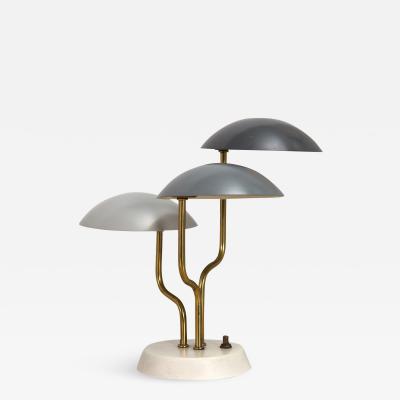 Gino Sarfatti Three Shade Lamp by Gino Sarfatti
