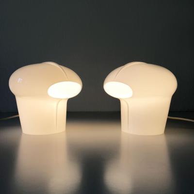Gino Vistosi Set of Two Exceptional Table Lamps by Gino Vistosi for Vistosi Murano 1970s