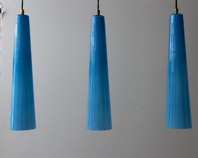 Gino Vistosi Vistosi Set of Three Hanging Lamps