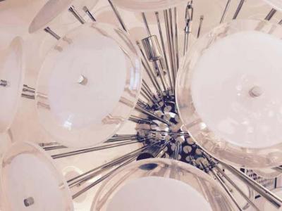 Gino Vistosi Vistosi Style Giant Disc Chandelier