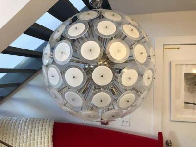 Gino Vistosi Vistosi Style Giant Disc Chandelier