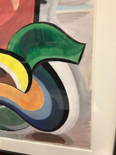 Gio Colucci COLORFUL ABSTRACT GOUACHE BY GIO COLUCCI