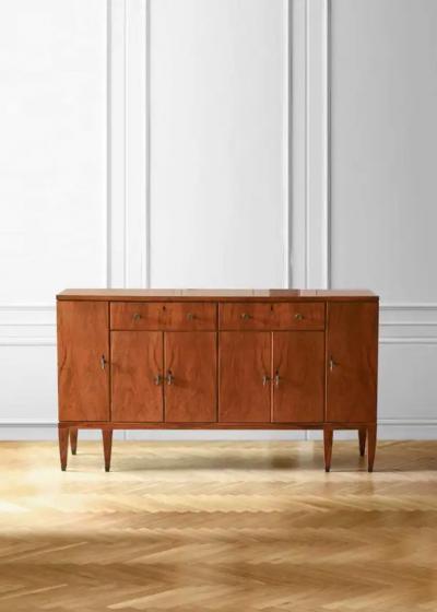 Gio Ponti 1930 40 Wooden Sideboard in Twentieth Century Style