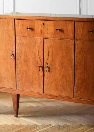 Gio Ponti 1930 40 Wooden Sideboard in Twentieth Century Style