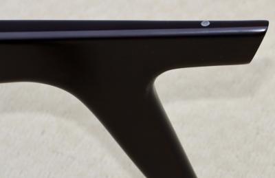 Gio Ponti 1960s Gio Ponti Style Modernist Ebonized Mahogany Italian Coffee Table