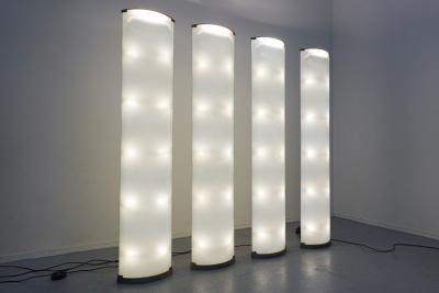 Gio Ponti 1960s Italian Pirellone Floor Lamps by Gio Ponti for Fontana Arte