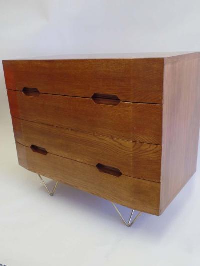Gio Ponti 2 Italian Mid Century Modern Commodes or Chests of Drawers Circle of Gio Ponti