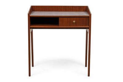 Gio Ponti 2 Mid Century Italian Mahogany and Formica Desk Style of Gio Ponti 