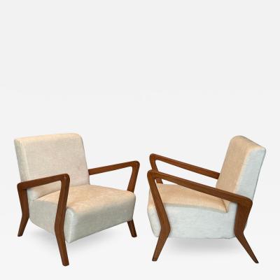 Gio Ponti A pair of Gio Ponti armchairs
