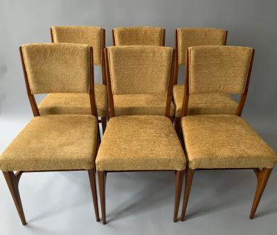 Gio Ponti A rare set of Gio Ponti dining chairs Model 602 