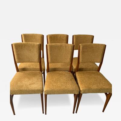 Gio Ponti A rare set of Gio Ponti dining chairs Model 602 