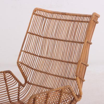 Gio Ponti An Italian rattan lounge chair in the manner of Gio Ponti C 1960 