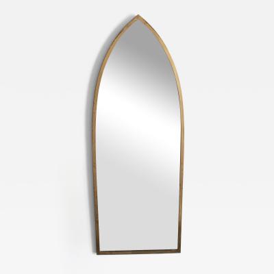 Gio Ponti Brass Cathedral Arch Mirror Italy 1950s