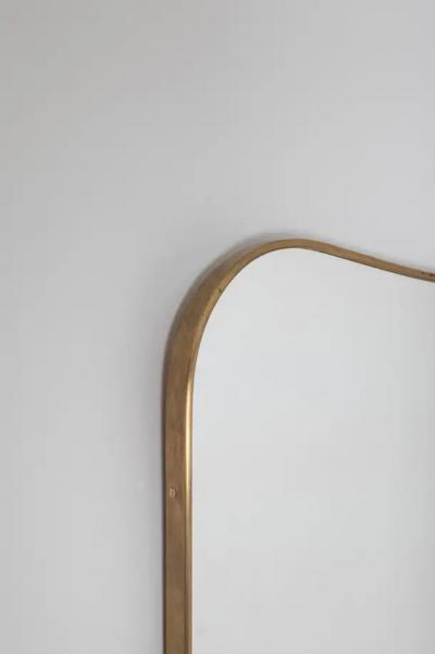 Gio Ponti Brass frame Italian Mirror