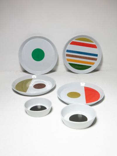 Gio Ponti Ceramic Plates by Gio Ponti for Ceramica Franco Pozzi